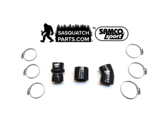 SasquatchParts by Samco HD Silicone Intercooler Hose Kit for 2016-2022 Colorado/Canyon 2.8L Duramax [3-Piece]